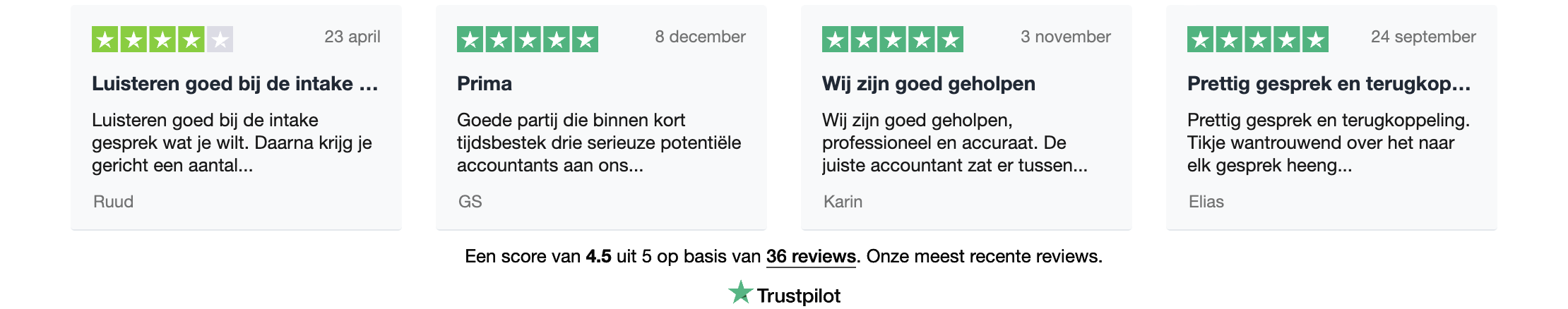 VindUwAccountant.nl reviews